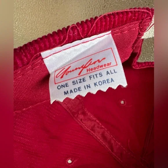 Vintage- Corduroy Embroidered Turfgrass  Council Of NC Golf Hat Cap - Picture 8 of 8